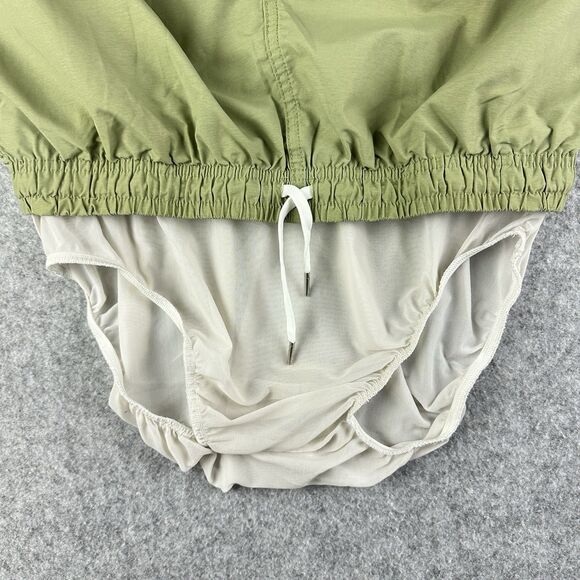 Bather Swim Trunks Shorts Mens Large Green Mesh Lined Beach Vacation Pockets - Picture 7 of 14